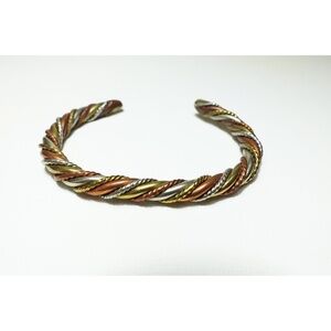 Bronze Copper Handmade Twisted Bracelet